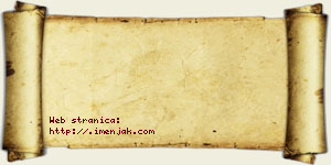 Jefimija Tasić vizit kartica